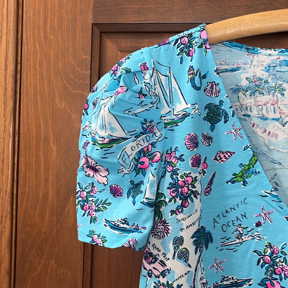 LILLY PULITZER NWOT V-neck Dress - Picture 5 of 6